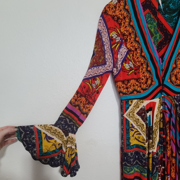 Free people maxi dress gypsies boho witchy Y2k - Picture 10 of 15